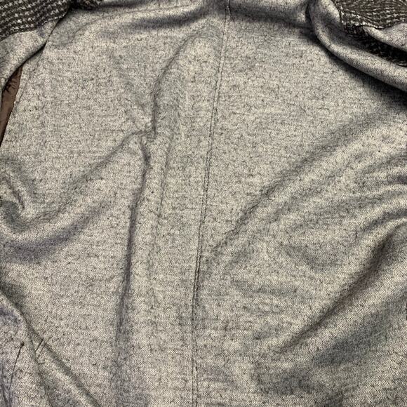 ARMANI COLLEZIONI Size 40 Grey Charcoal Checkered Wool Blend Sport Coat - Picture 7 of 8
